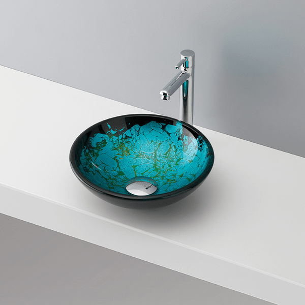 手洗いボウル ガラス 02 B1 Mizunohana 水の花 水まわり 自由に 咲かそ