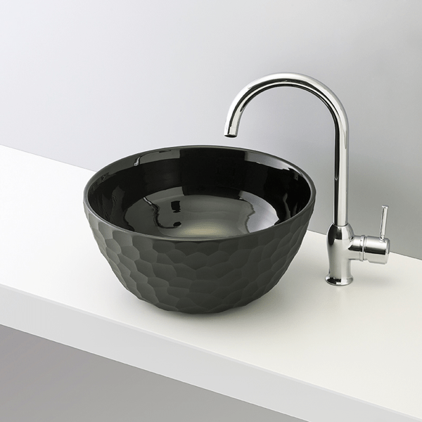 洗面ボウル ベネチアンガラス Black B9 Mizunohana 水の花 水まわり 自由に 咲かそ