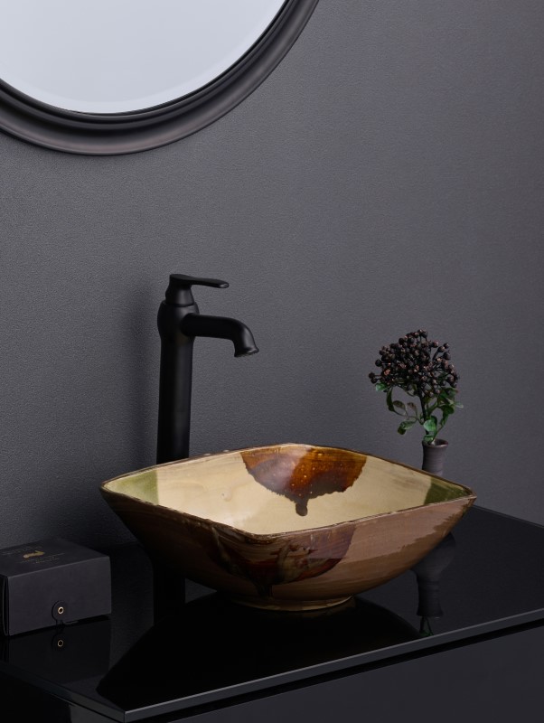 洗面ボウル 小鹿田焼-04 EO4｜おしゃれな洗面ボウル(洗面器)通販サイト